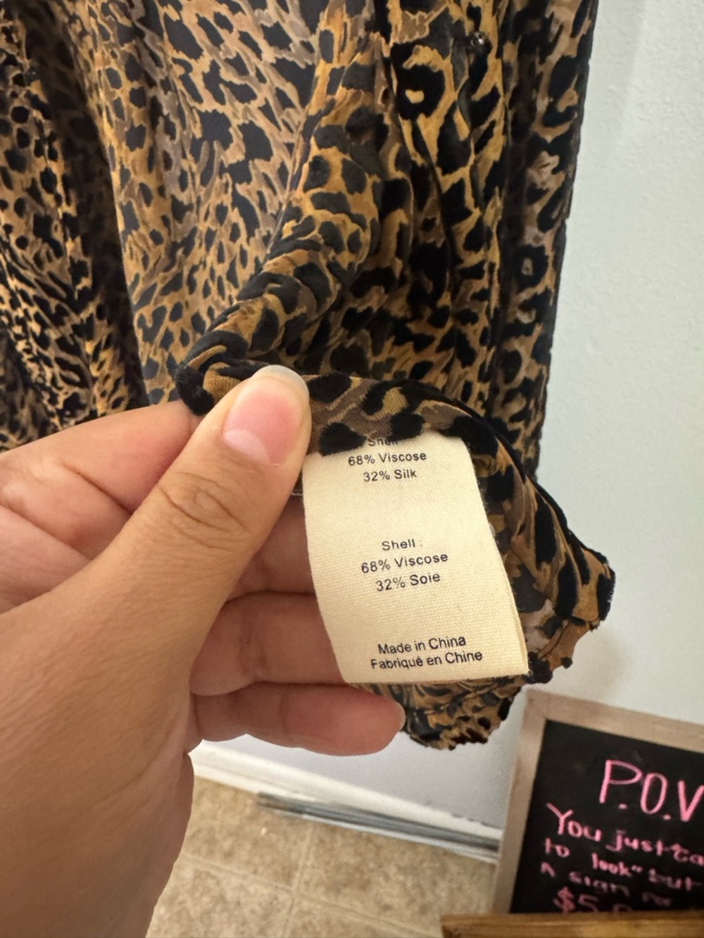 L'AGENCE Leopard-Print Open Cardigan Blouse - Picture 6 of 6